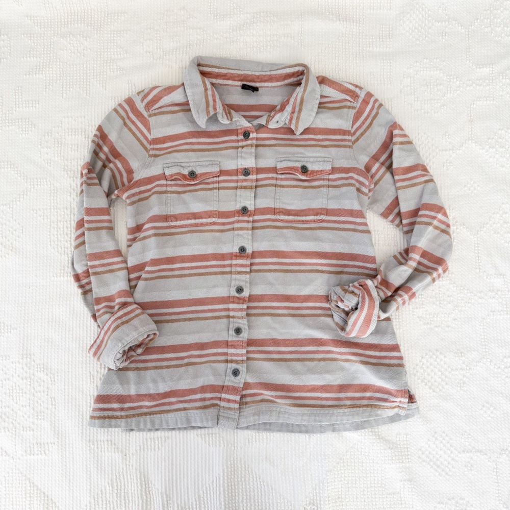 Patagonia Fjord Flannel in Drifter Grey Long Sleeve Women’s 53915